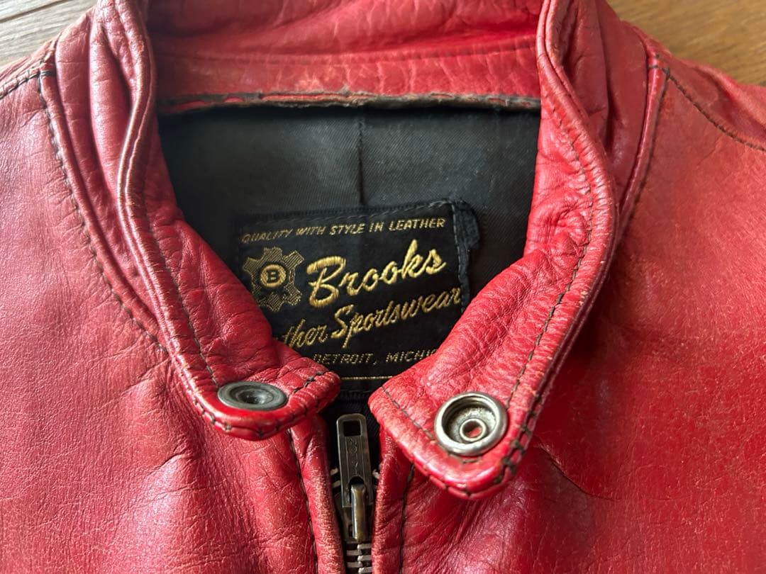 Brooks 60s ビンテージ シングルライダースジャケット TALON レア
