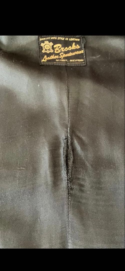 Brooks 60s ビンテージ シングルライダースジャケット TALON レア
