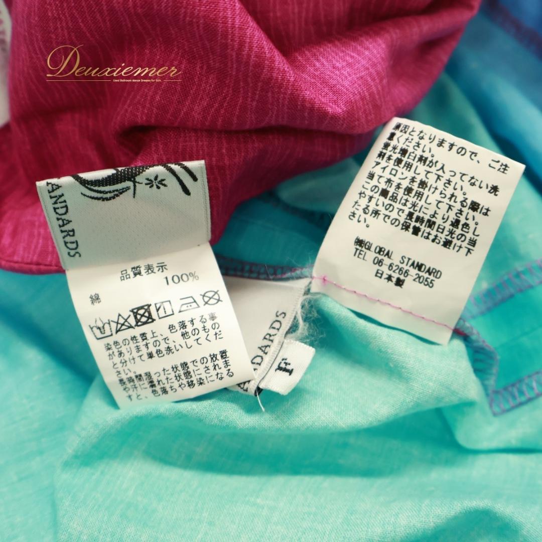 【美品 日本製 フラダンス衣装】ピンク ALOHA STANDARDS 上下