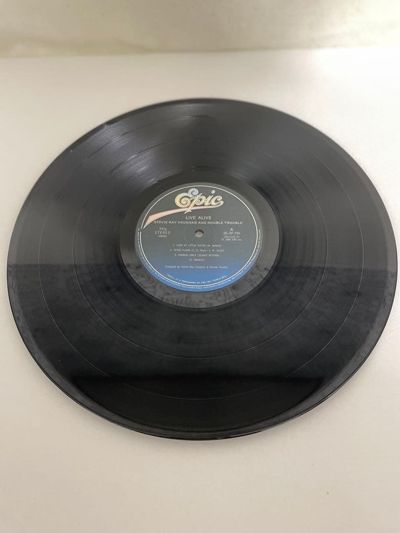 【美品】Stevie Ray Vaughan LIVE ALIVE 2枚組LP