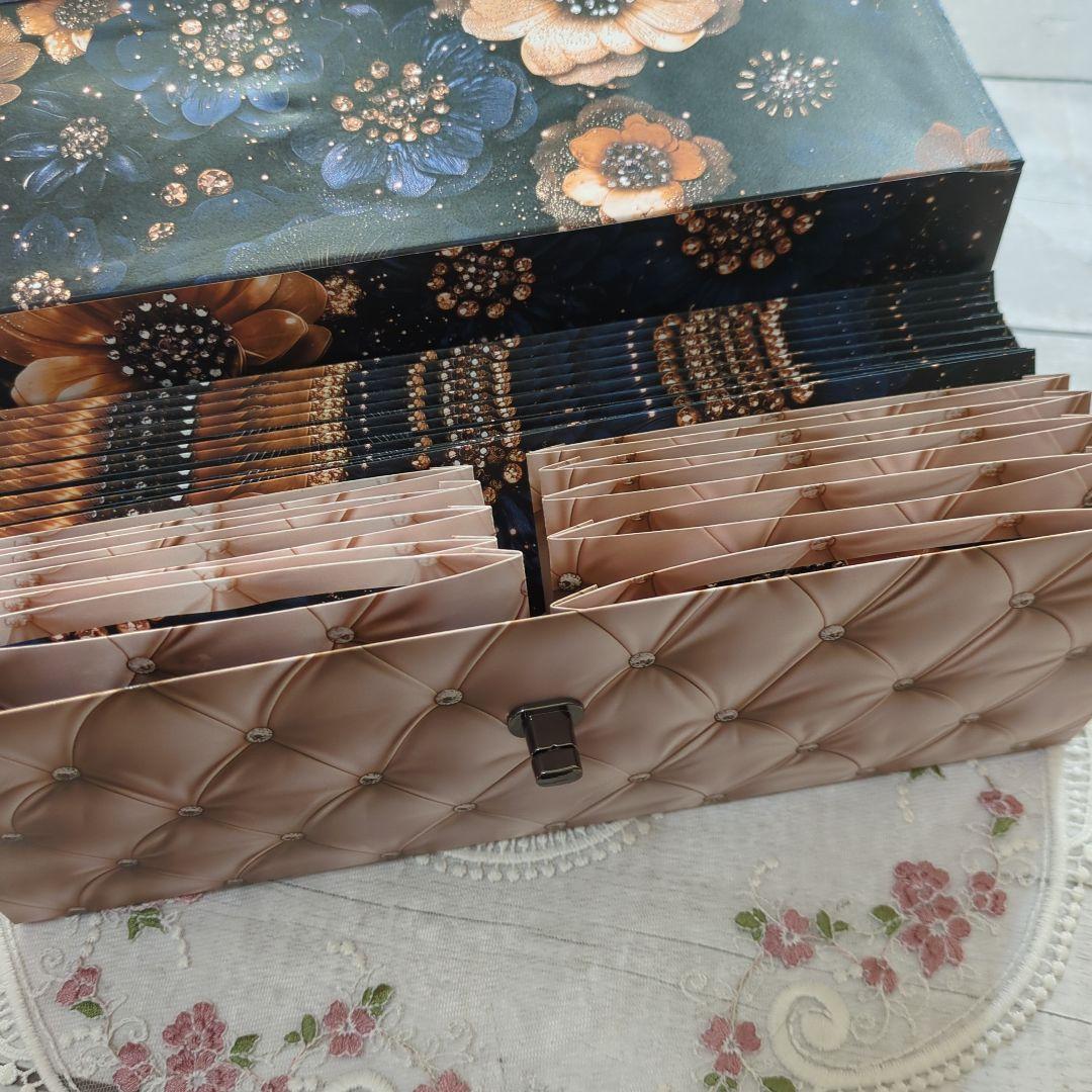 【まる】V-3マステ収納ケース＆MA-10蜂の巣MIX蛇腹ファイル