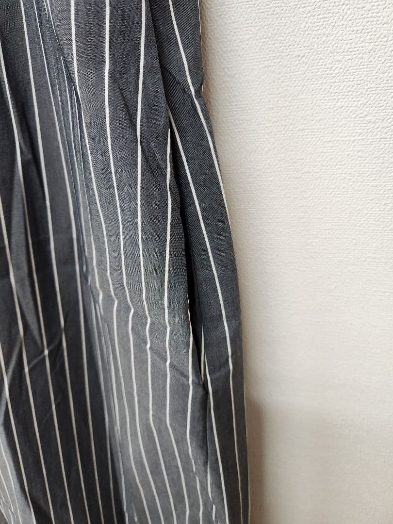 53735　MEIMEIJ　タグ付き　定価39000円　ストライプワンピース