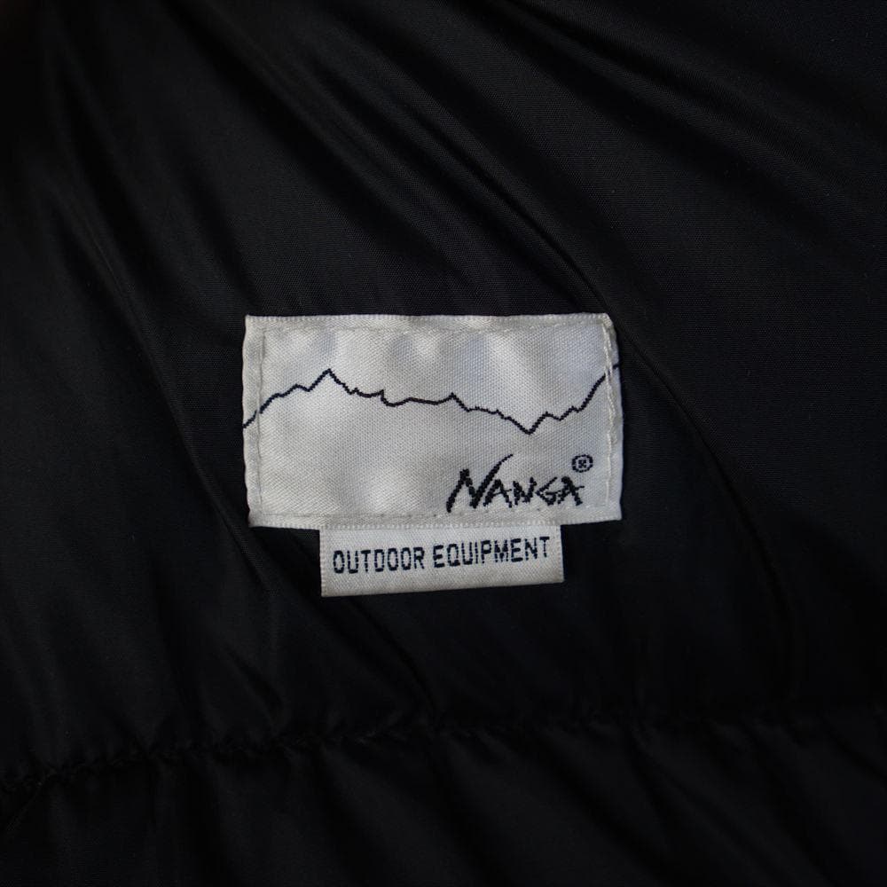 ナンガ×アーバンリサーチ オーロラ ダウンベスト 黒 M ID 日本製