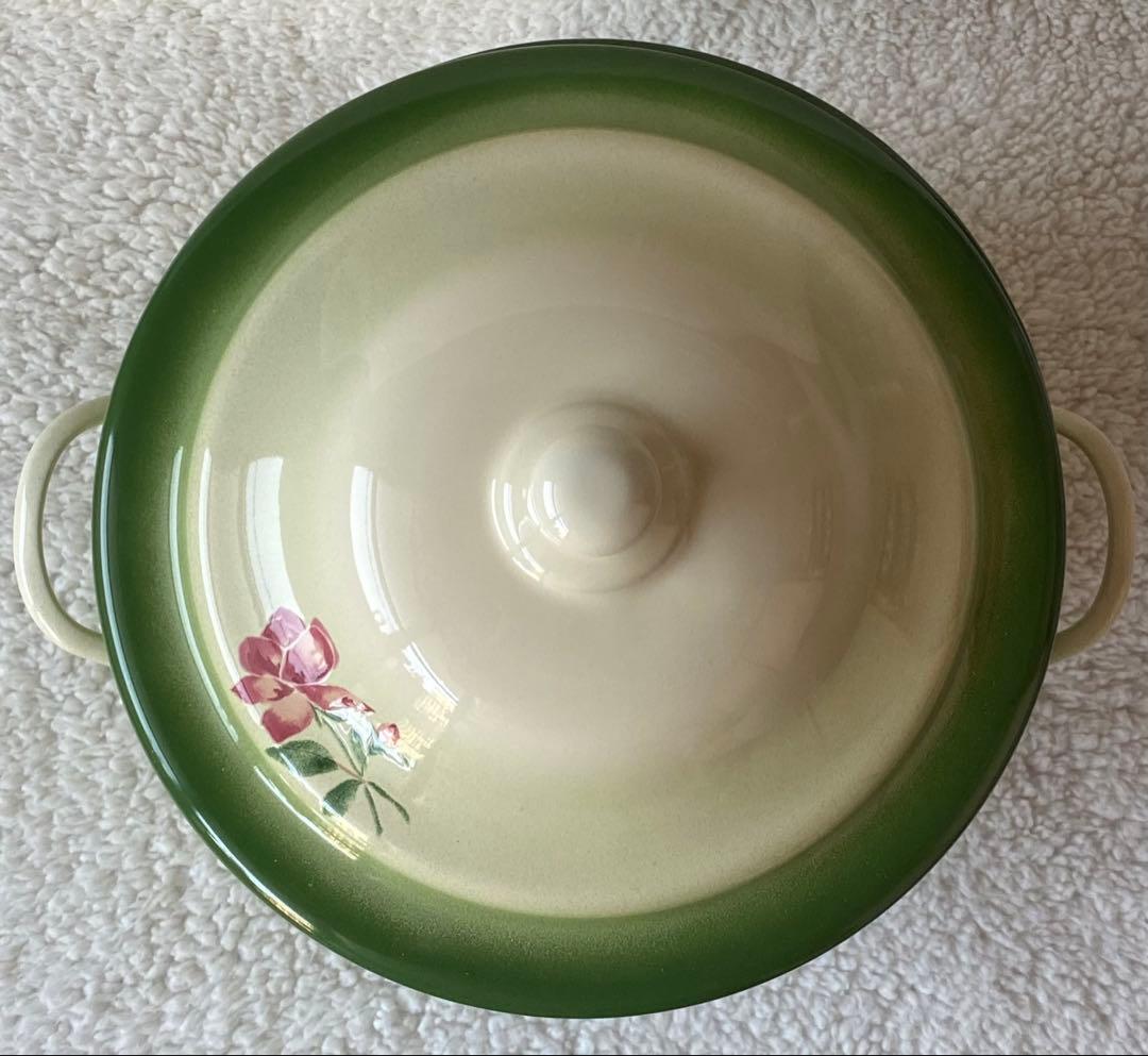 ☘️イマン☘️ イヴ　ホーロー製取っ手付きビード入りストッカーMサイズ