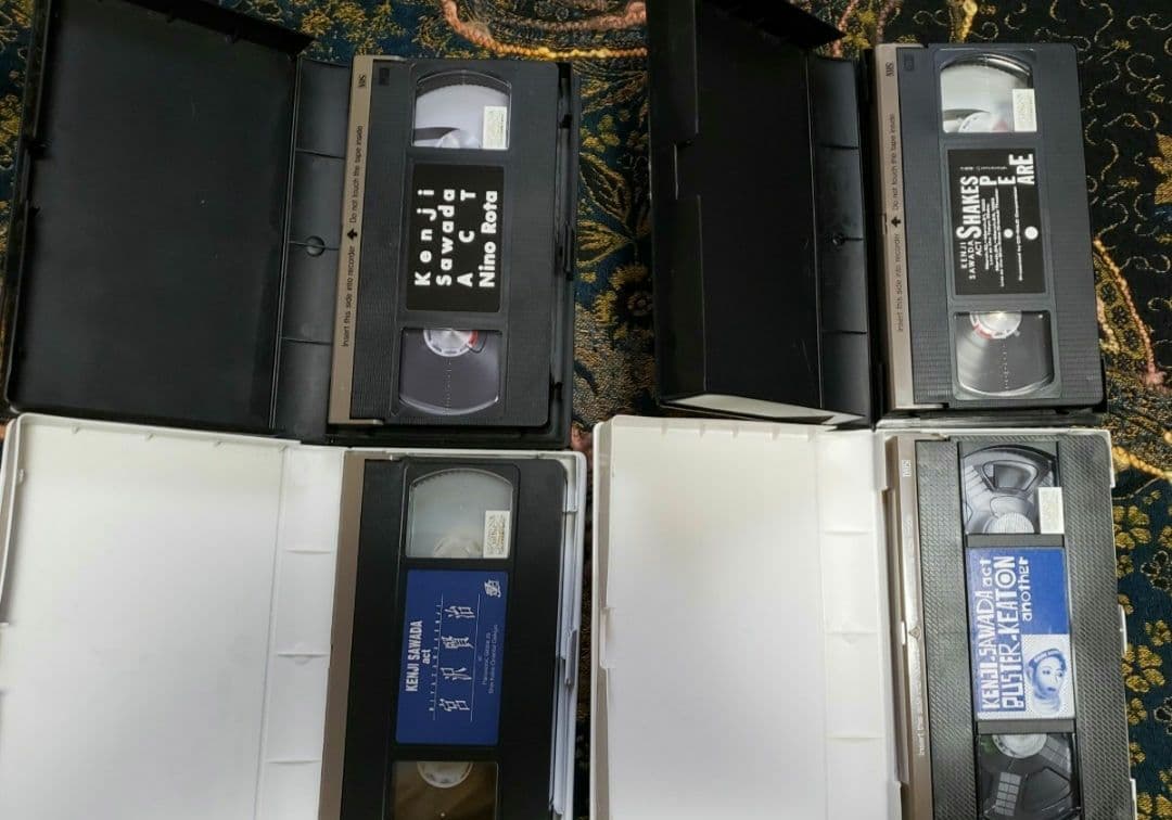 VHS 沢田研二 act 全9巻 ビデオテープ