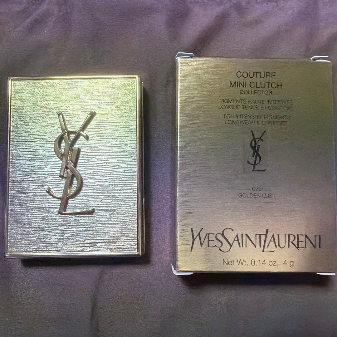 YSL イブサンローラン クチュールミニクラッチ 025 ゴールデンラスト