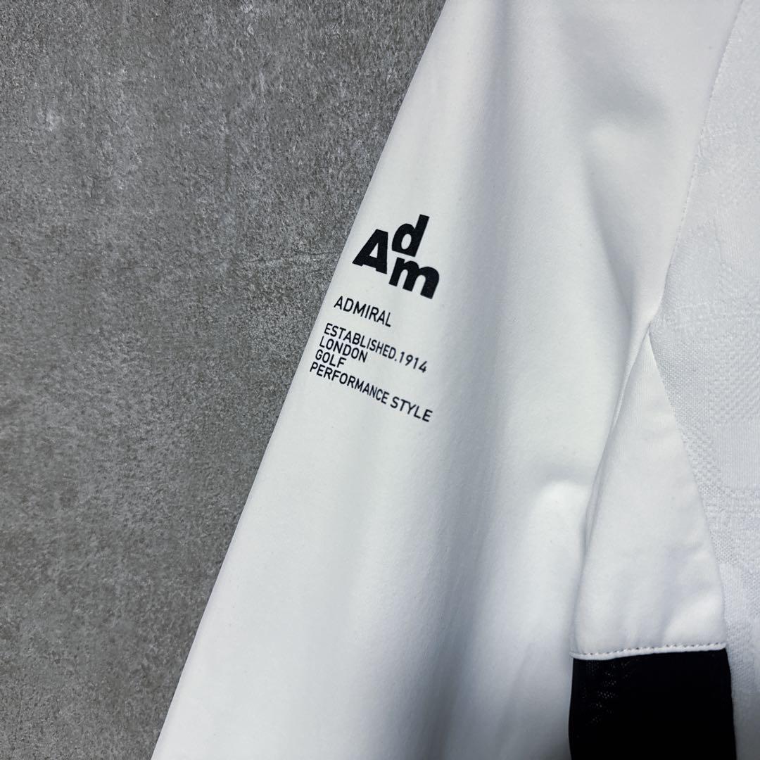 Admiral GOLF アドミラルゴルフ 薄手 ジップ パーカー ホワイト L