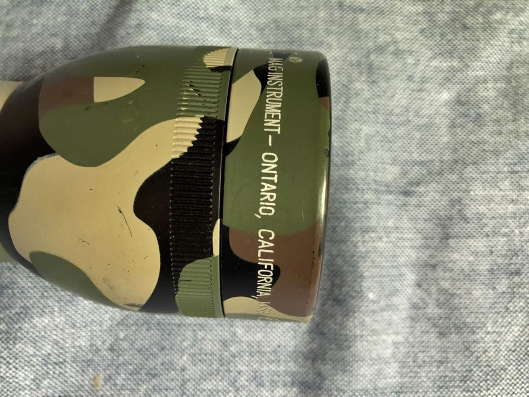 極希少☆月刊ライトニング別注☆マグライト☆ウッドランドカモ☆米国製☆特殊部隊警察