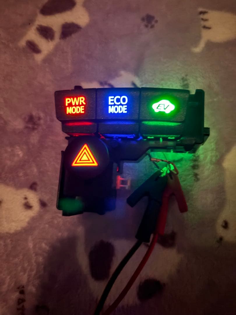 ★30系プリウス★エアコンパネル　モードスイッチ　スタートスイッチ★