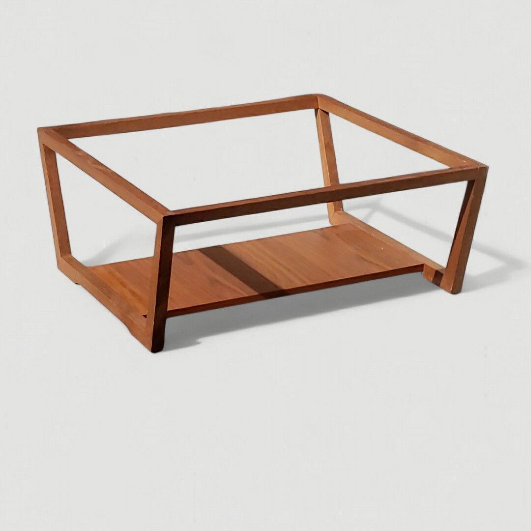 【イタリア製】カリガリス ELEMENT ガラス　センターテーブル　80ｃｍ