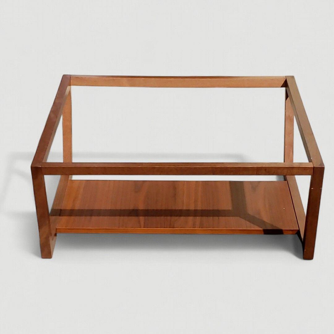 【イタリア製】カリガリス ELEMENT ガラス　センターテーブル　80ｃｍ