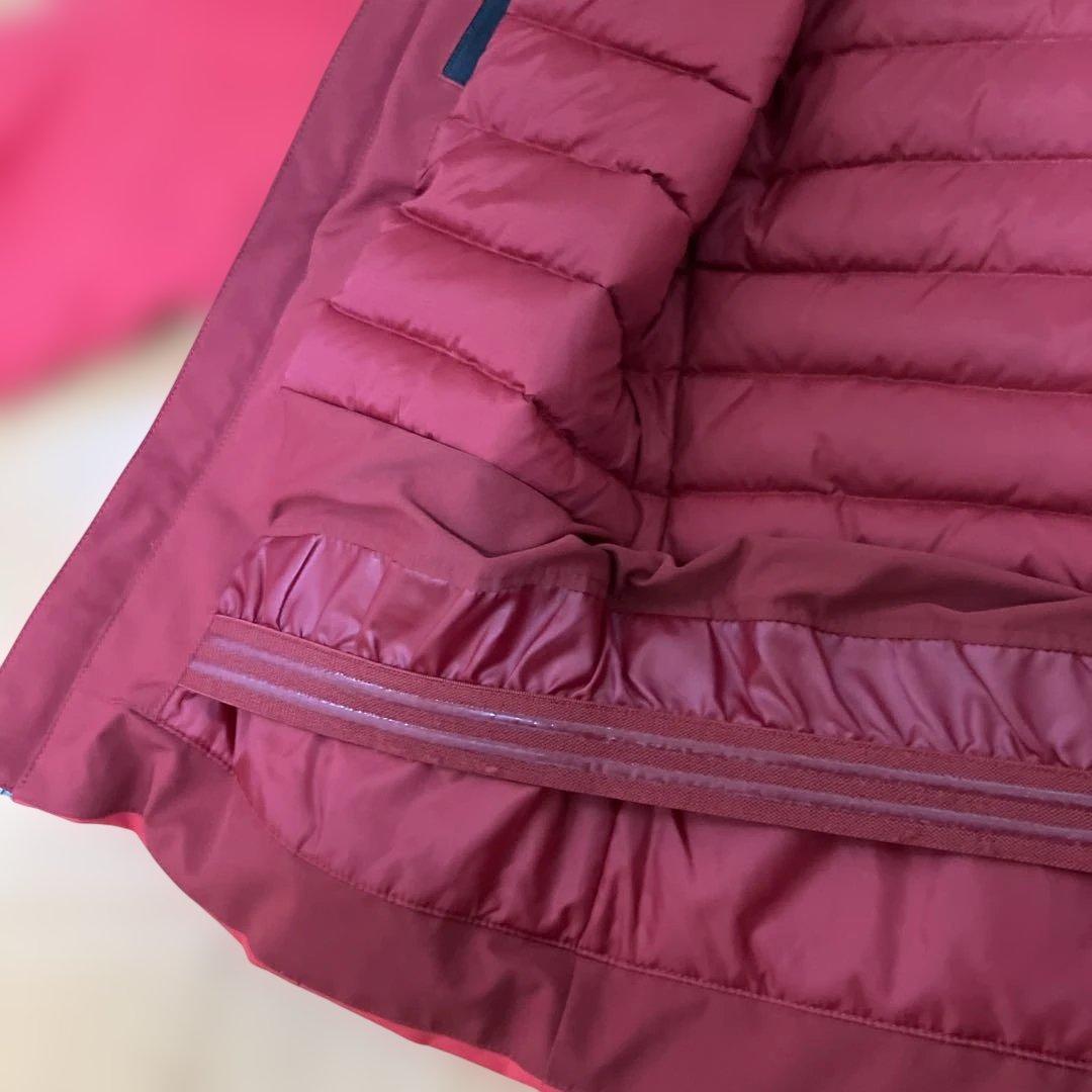 デカトロン　WEDZE 赤 スキーウェア フード付き　サイズS