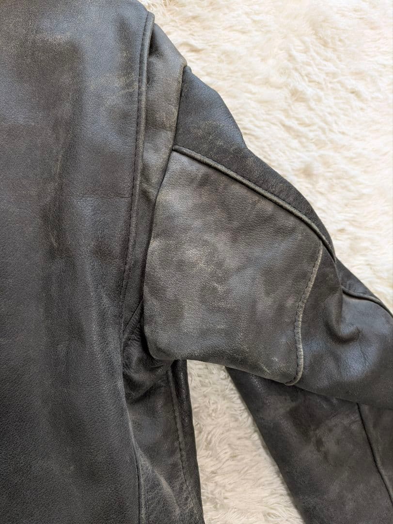 【希少】スクーター レザージャケット XL アメリカ製 80's ヴィンテージ