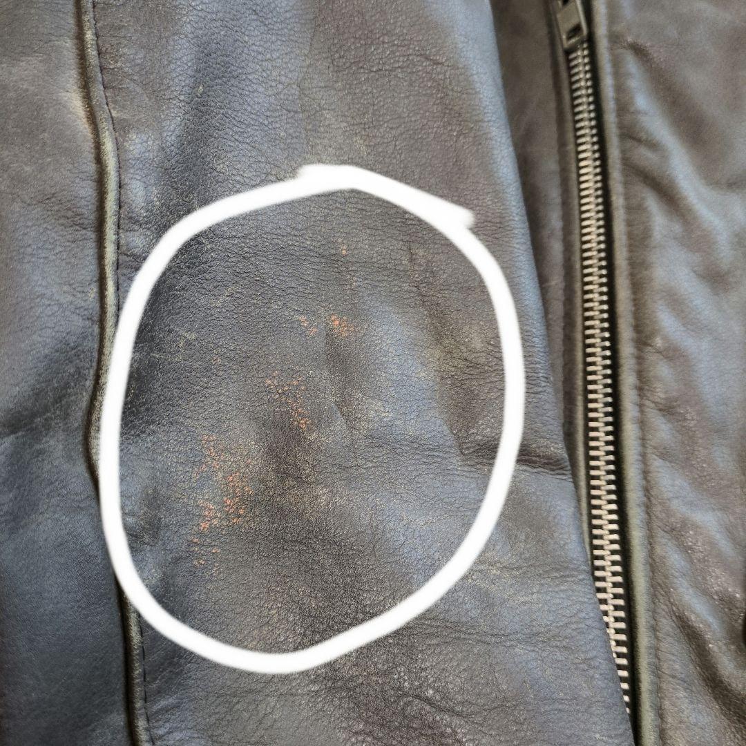 【希少】スクーター レザージャケット XL アメリカ製 80's ヴィンテージ