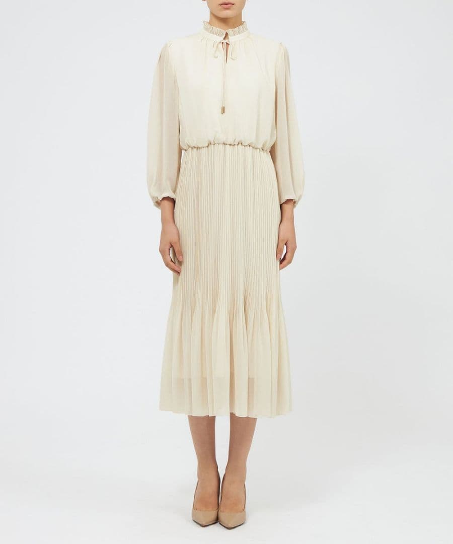 とろこ！エポカsize38 ドライジョーゼット プリーツワンピース