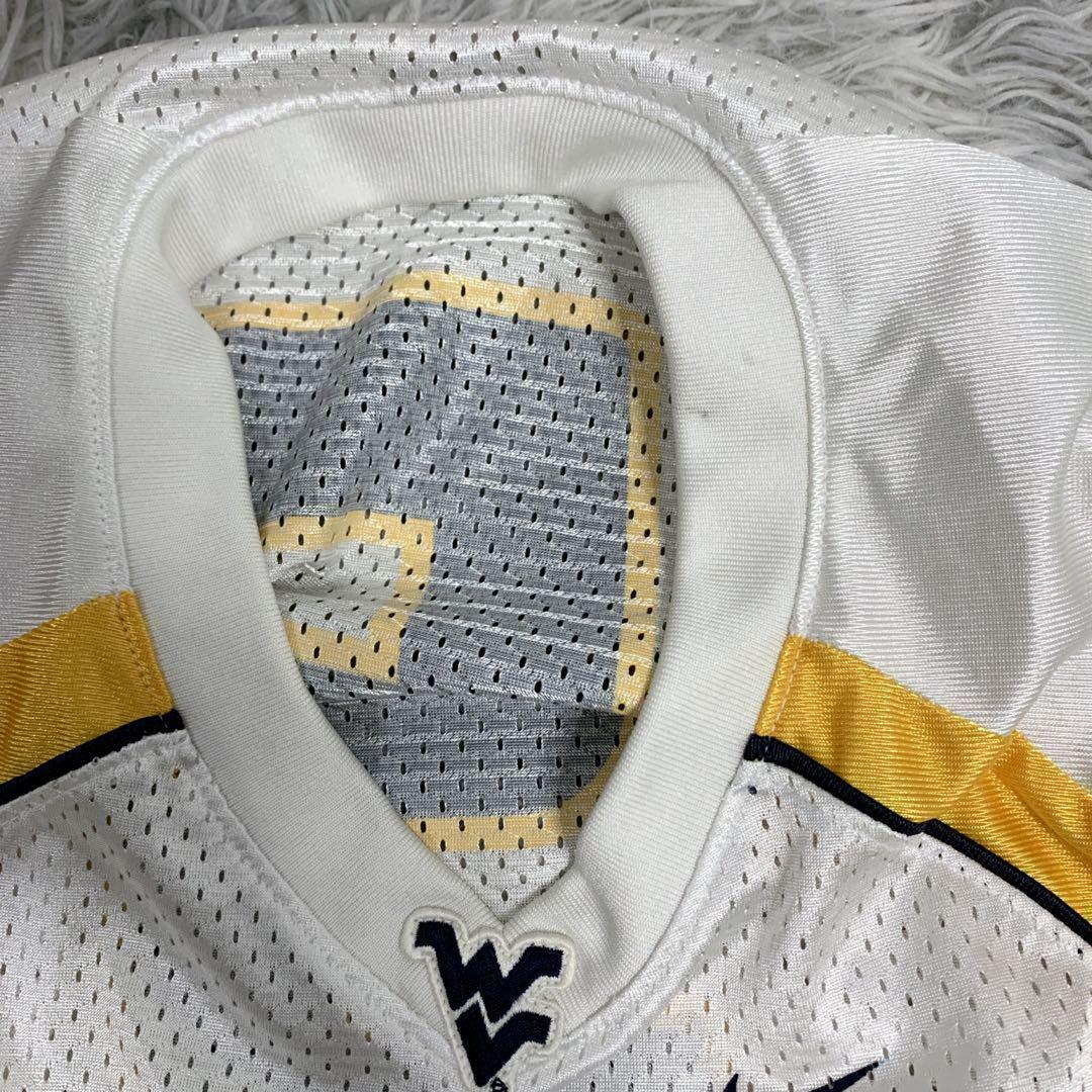 ナイキ ゲームシャツ 半袖 WEST VIRGINIA ゆるダボ イエロー XL