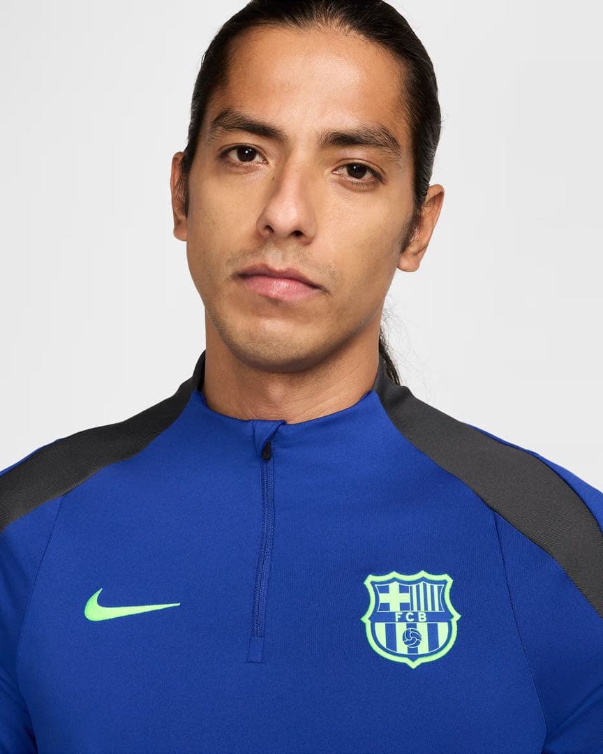 M(USサイズ) ナイキ　FCバルセロナ DF STRK 長袖ドリルトップ