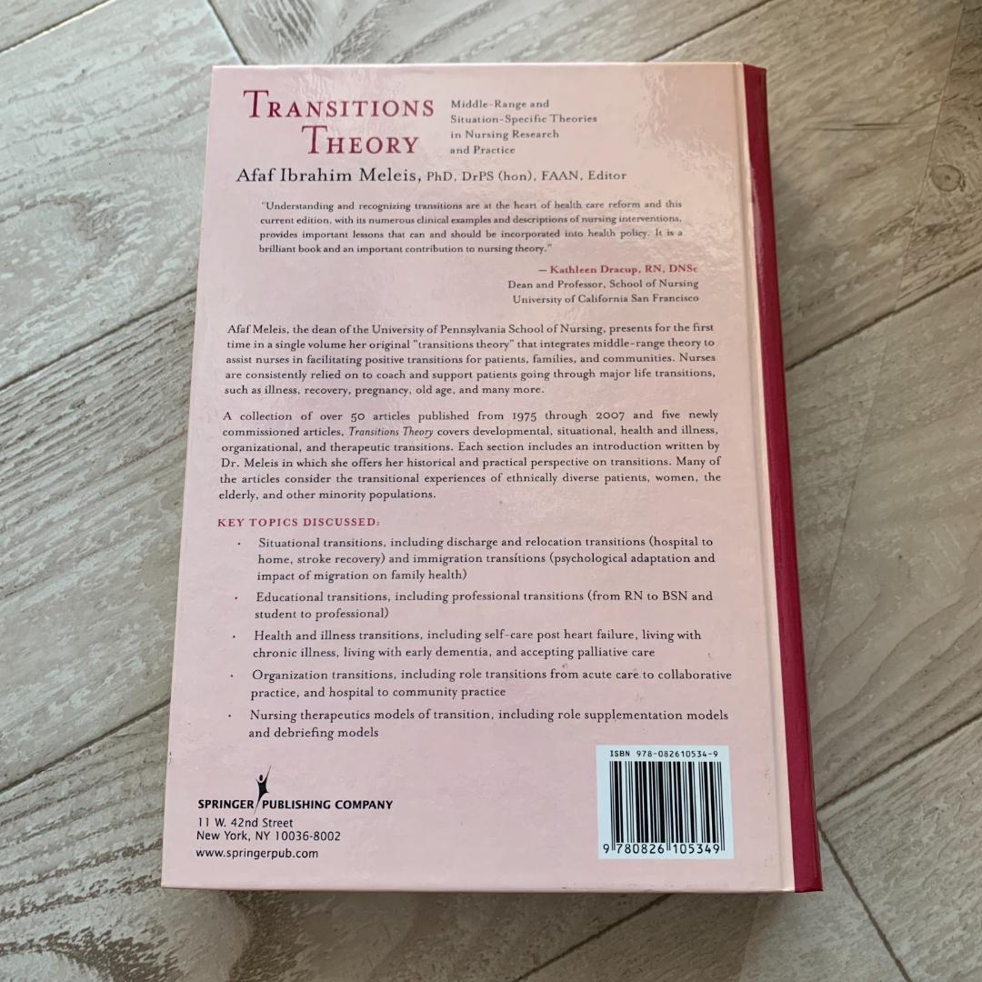 洋書 Transitions Theory: Middle-Range and