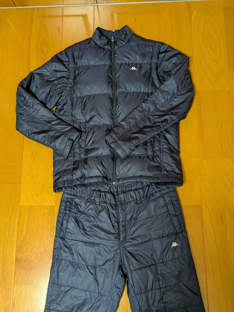 Kappa golf 中綿ジャケットパンツセットアップ サイズLL ネイビー