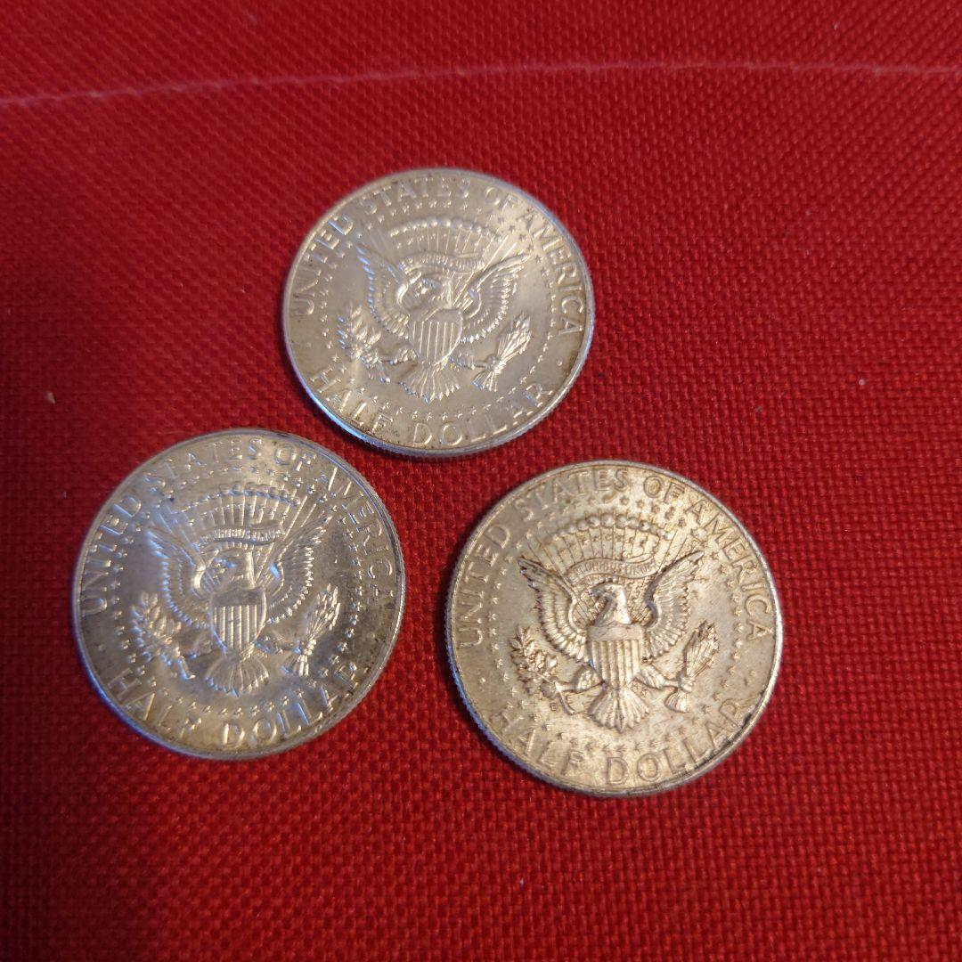 ば*ー様 1964 Kennedy Half Dollar 3枚セット