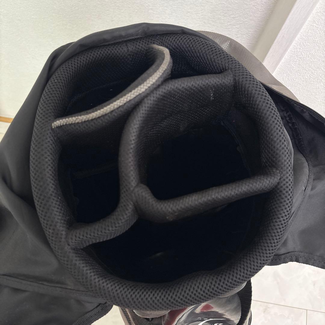 Mizuno キャディバッグ ブラック ストライプ