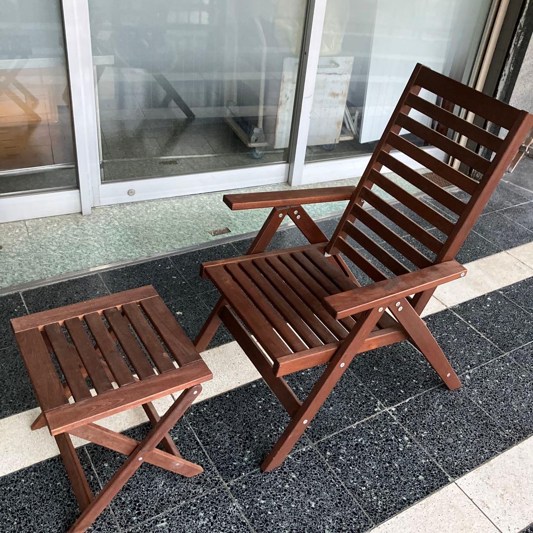 IKEA ÄPPLARÖ 折りたたみ式アウトドアチェアチェア テーブル　セット