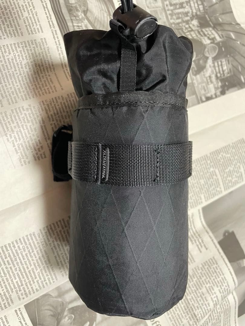 フェアウェザー　コーナーバッグ　ステムバッグ X-PAC 黒　BLUE LUG