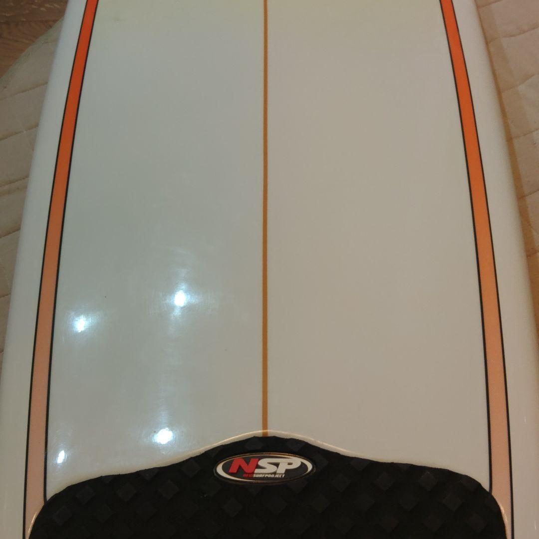 NSP ファンボード7.2 ホワイト/オレンジ