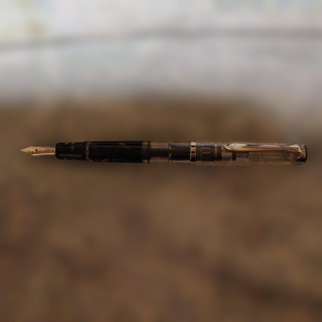 透明吸入式万年筆 メタルクリップ付き定価 17,000円