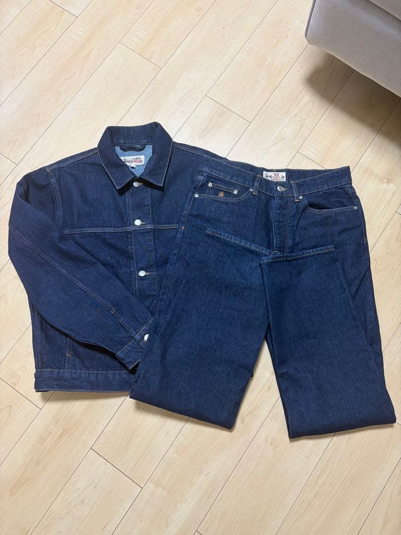 stussy デニム　セットアップ