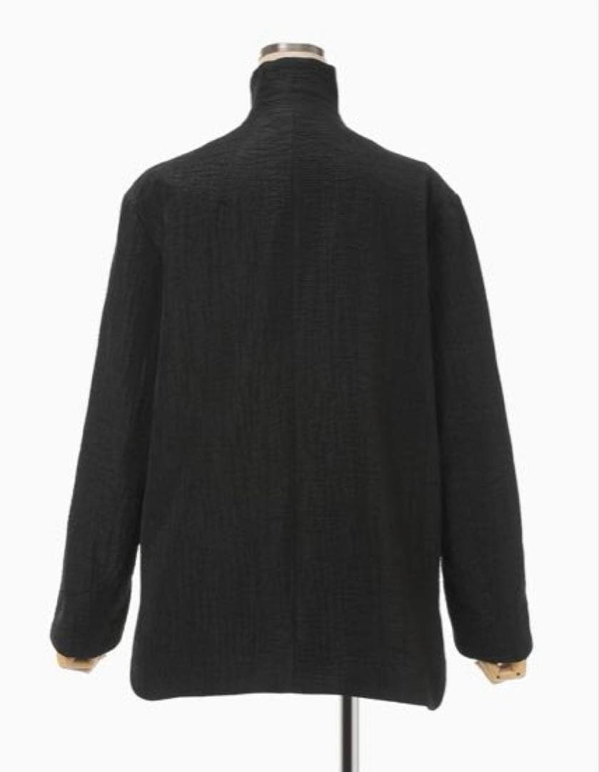 マメクロゴウチ Grain Finish Flap Front Jacket