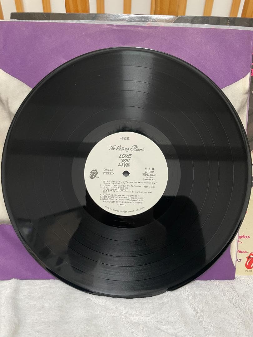 【見本盤】The Rolling Stones LOVE YOU LIVE