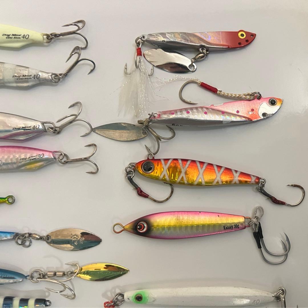 [まとめ売り] メタルジグ　25個　 DUO、メジャクラ、シマノ等