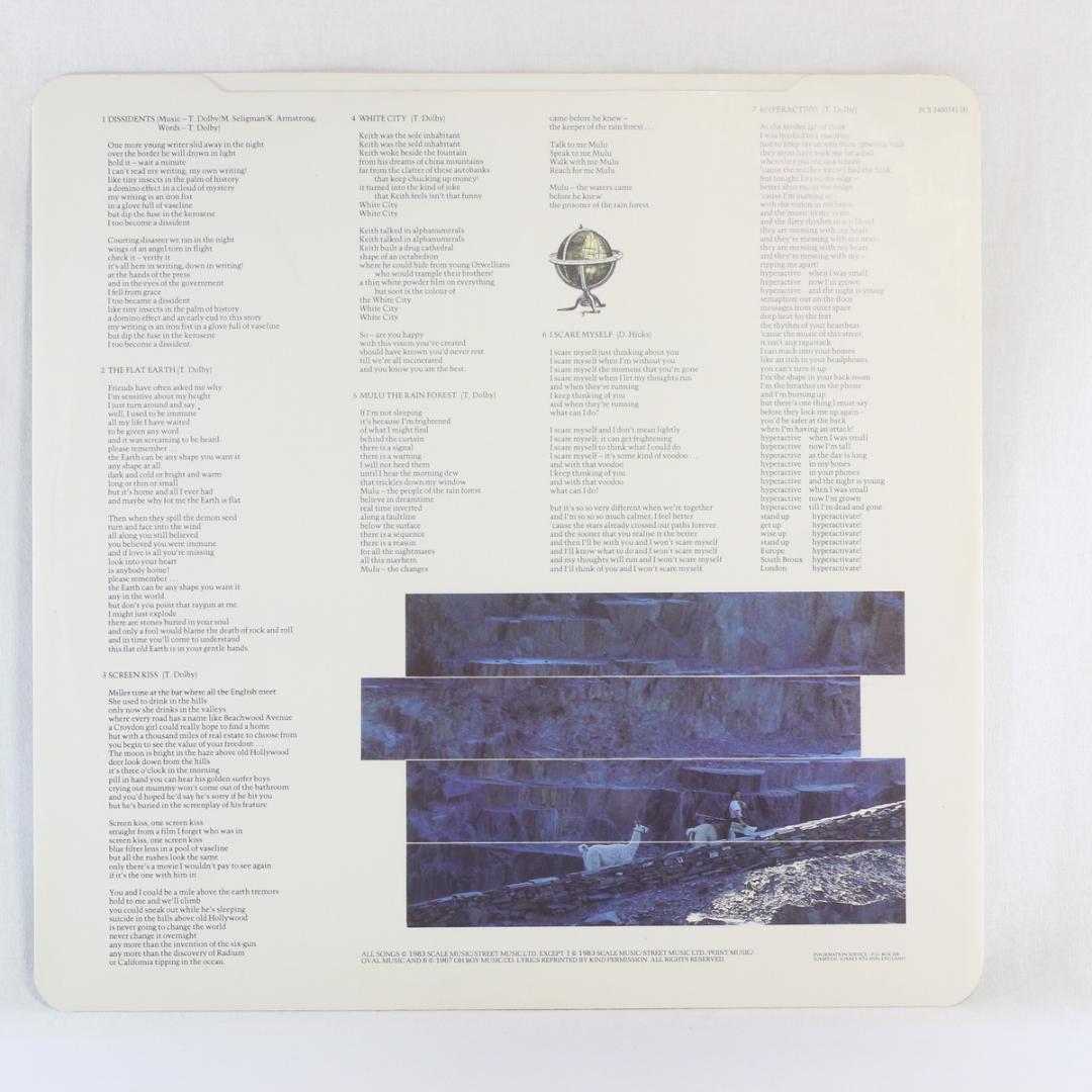 英LP Thomas Dolby The Flat Earth UKオリ初回プレ