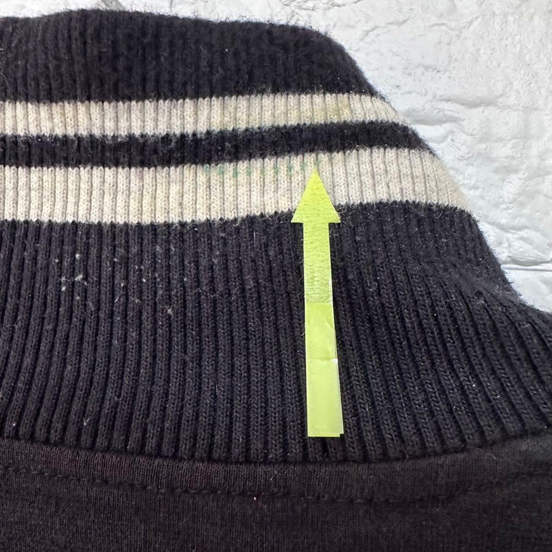 バーバリーブラックレーベル　リバーシブルジップアップジャケット　千鳥格子　ロゴ