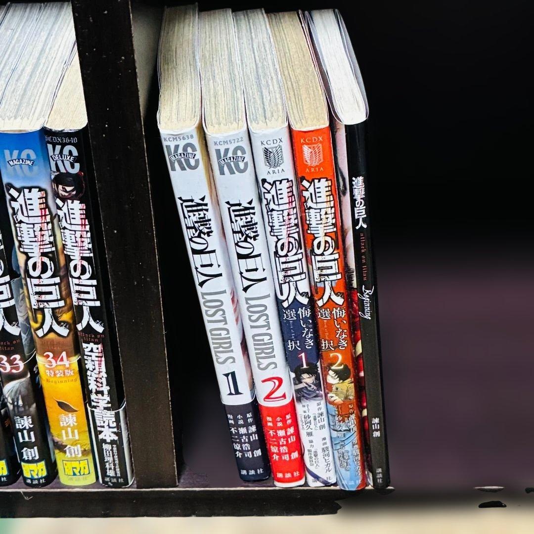 【むーちゃん】進撃の巨人 全巻(1-34巻)＋スピンオフ・特典 計40冊