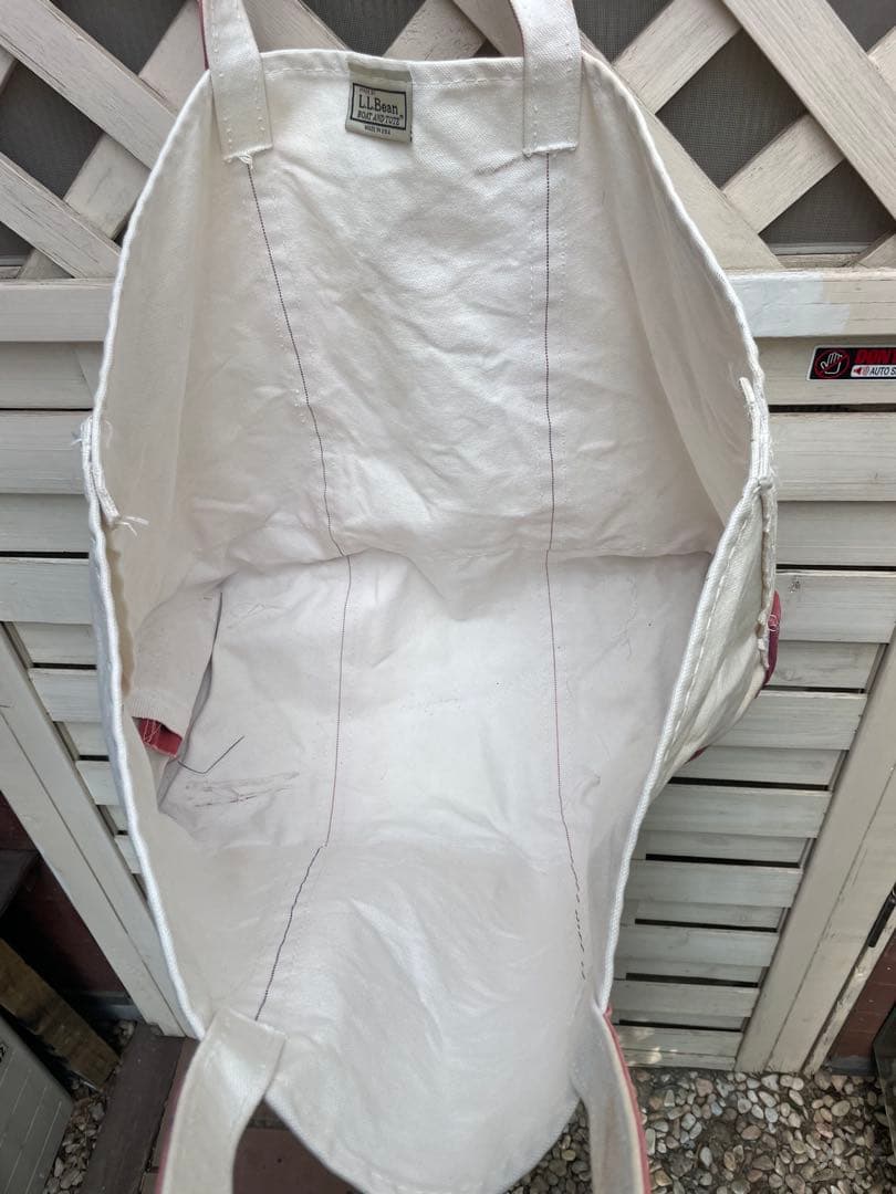 【雰囲気最高】80'LLbean トートバッグ　made in USA アメ製