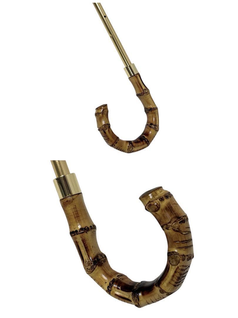 希少✨POLO RALPH LAUREN ホースロゴ　バンブー　フリル付　長傘