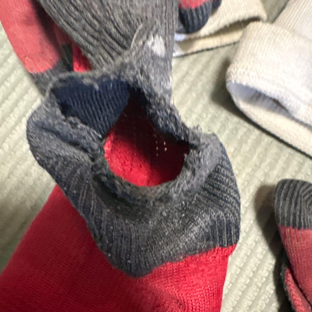 ダメージ有りの5本指ソックス Ｌ