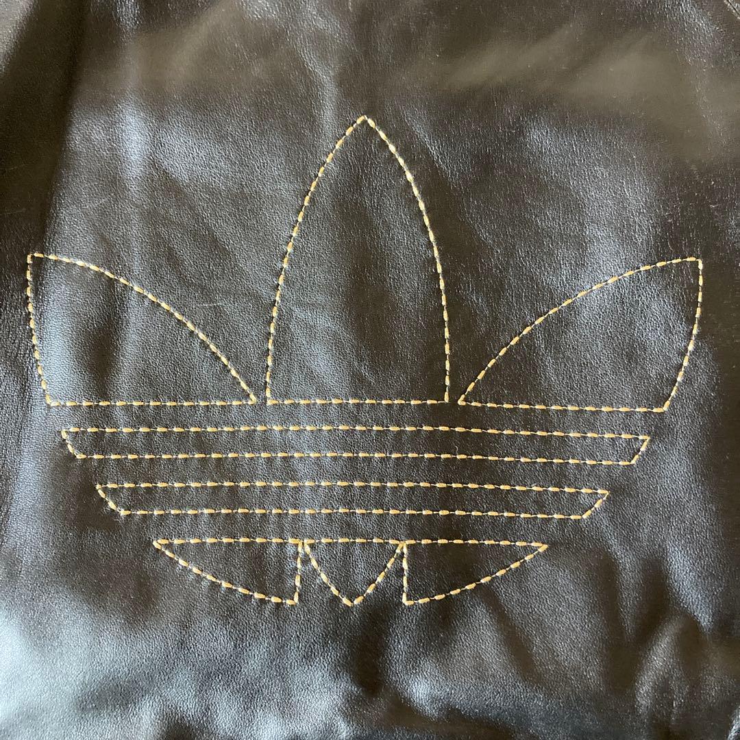 adidas レザートラックジャケット