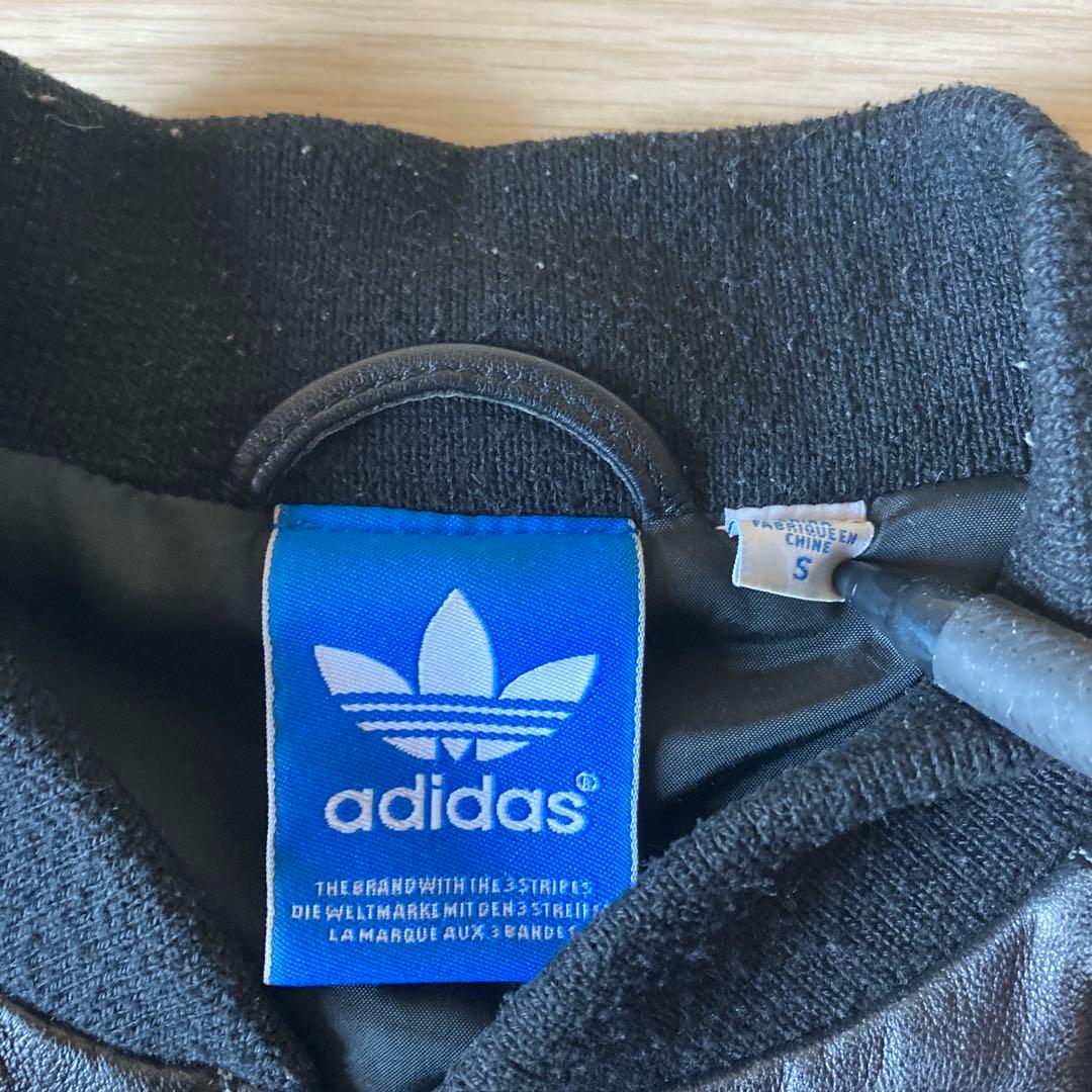 adidas レザートラックジャケット
