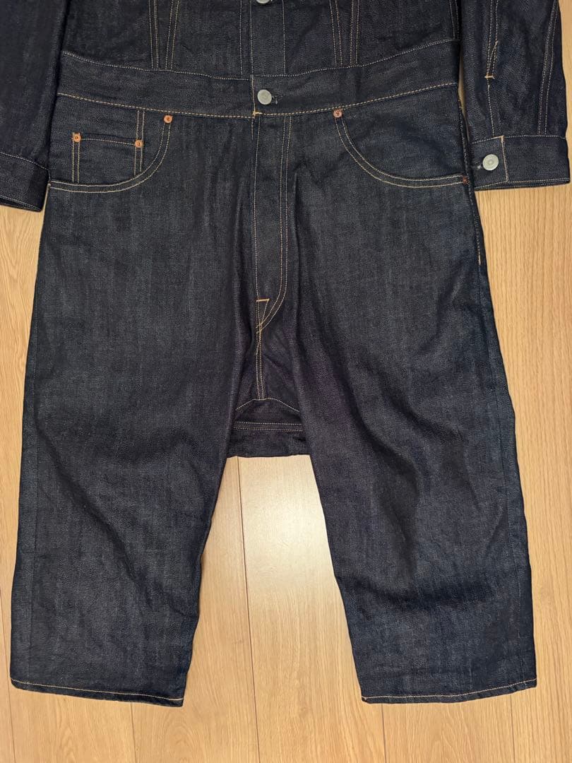 SCYE サイ インディゴ デニム オールインワン ツナギ 38 美品