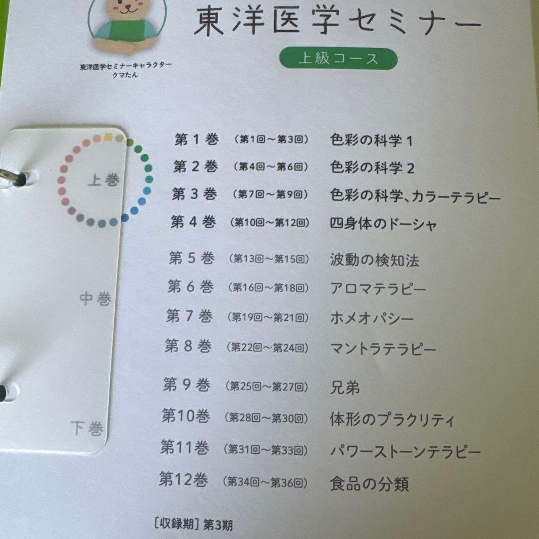 竹下雅敏氏、東洋医学セミナー、DVD