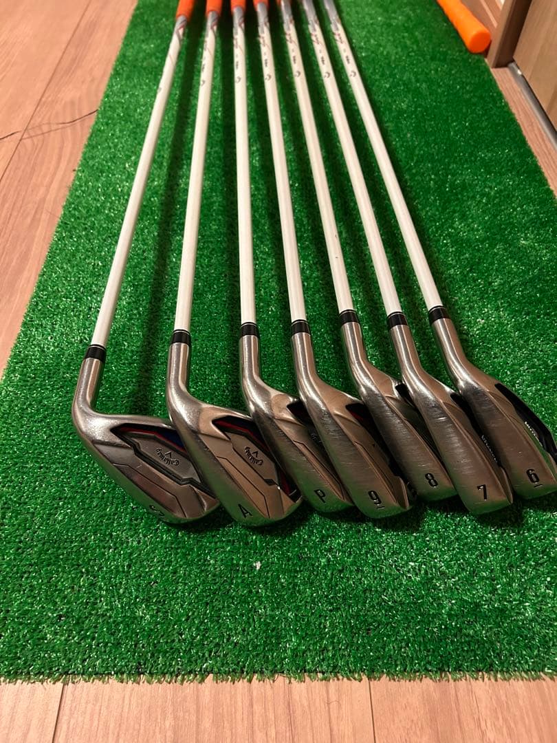 老若男女可　キャロウェイBIG BERTH2014アイアンセットR 6-S 7本