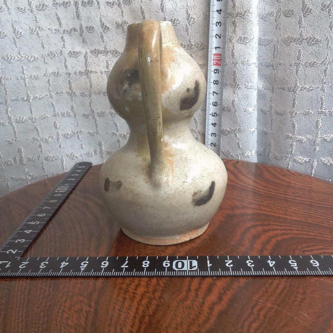 専用です。骨董６ 中国美術？手作り陶器壺、二重ボディ