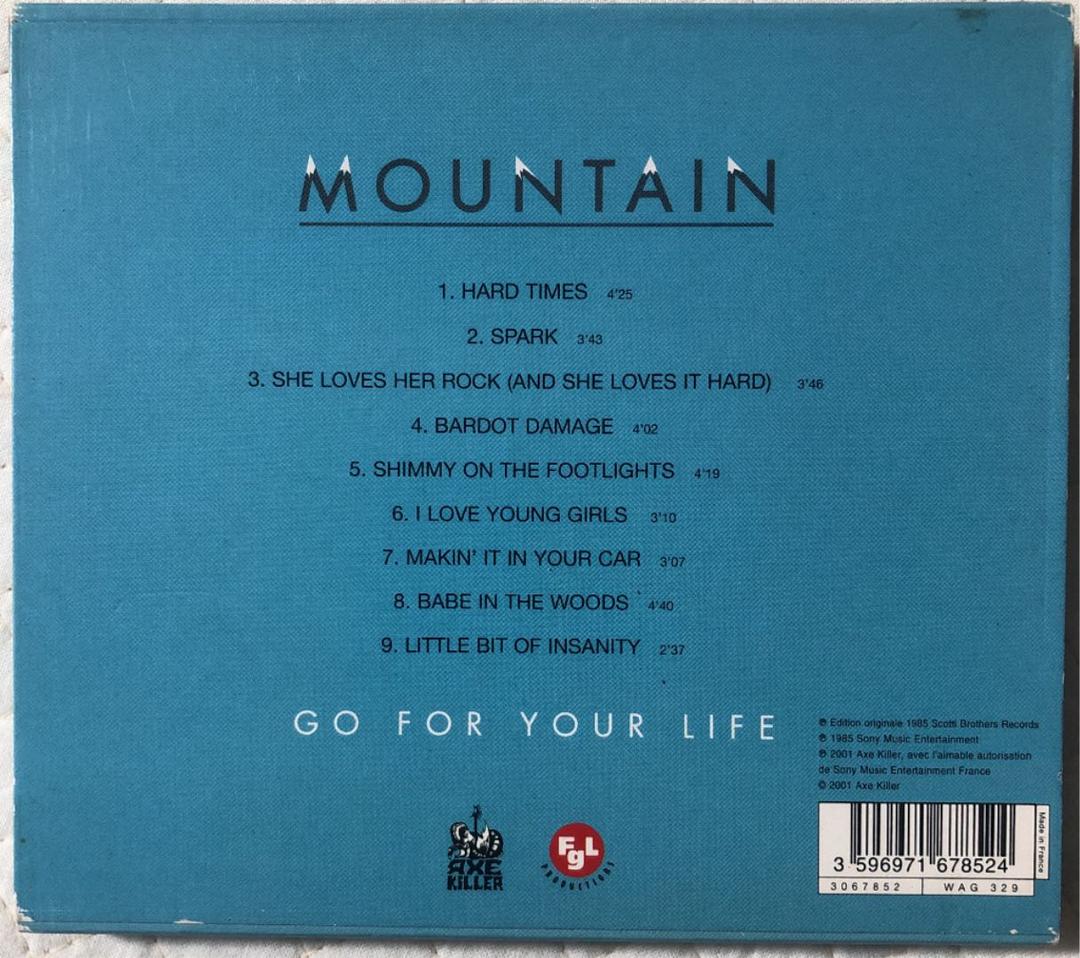 Mountain/マウンテン/Go For Your Life/ 2001年