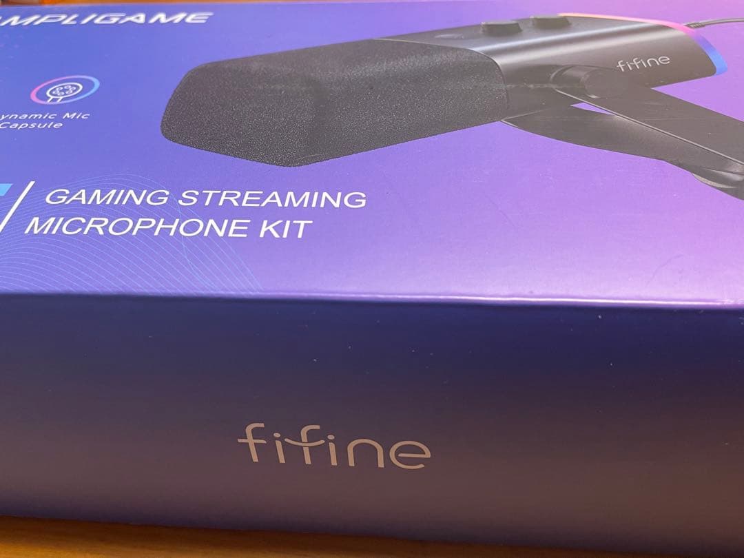 【新品・未使用】FIFINE XLR/USB ゲーミングマイクセット