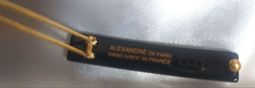 ALEXANDRE DE PARIS ヘアピン ボールピン パール付き