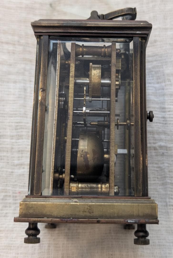 【希少】西洋アンティーク Forum ゼンマイ式置時計 ジャンク