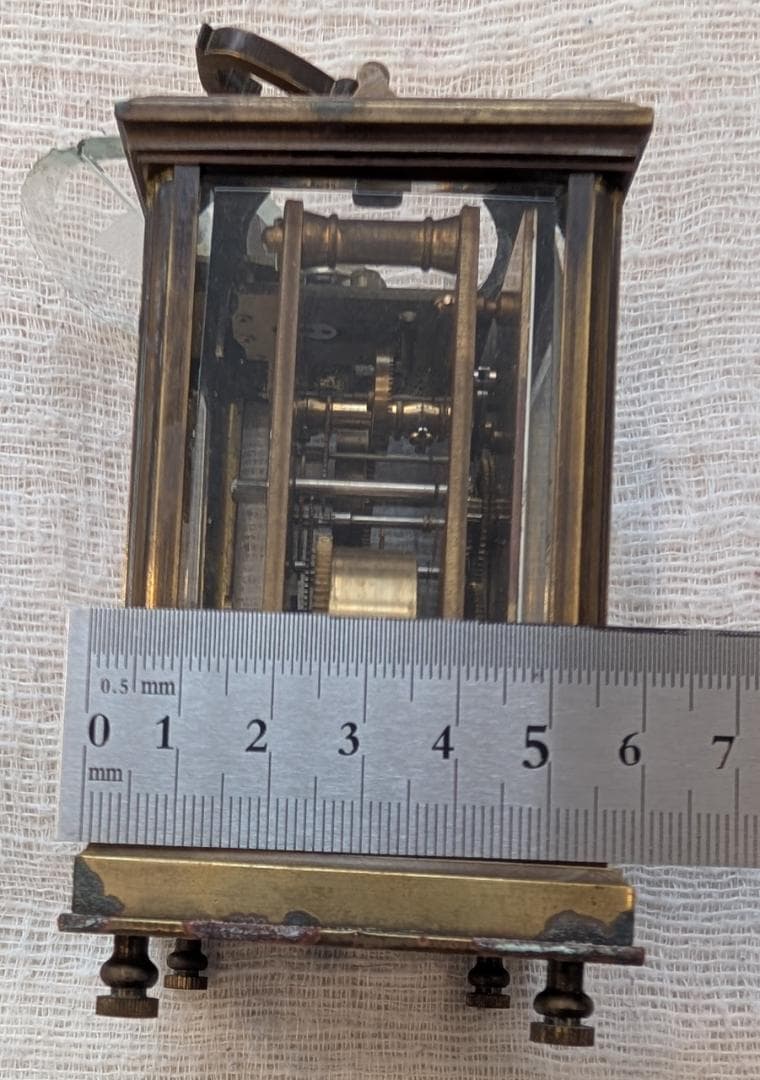 【希少】西洋アンティーク Forum ゼンマイ式置時計 ジャンク